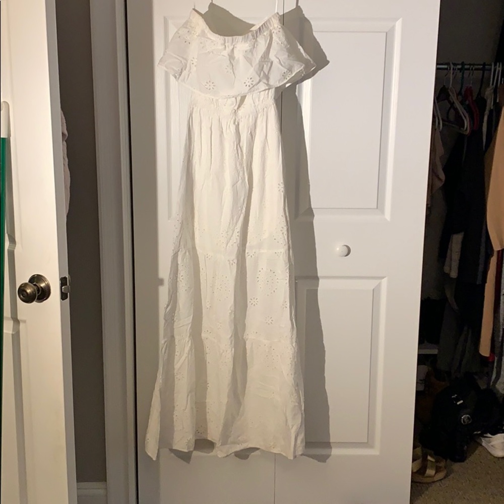Off the shoulder White dress